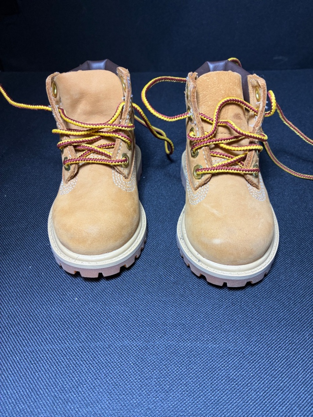 Timberland Kids Suede Work-Style Boots in Wheat LIKE NEW